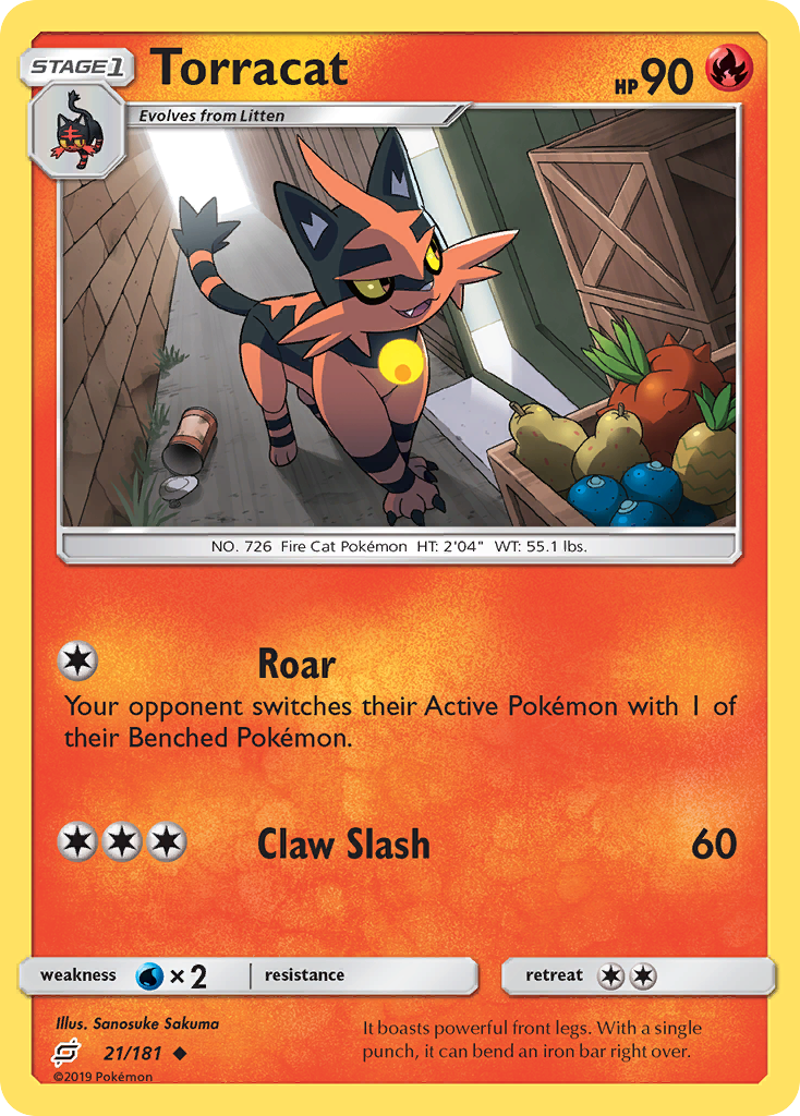 Torracat (21/181) [Sun & Moon: Team Up] | Play N Trade Winnipeg