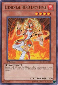 Elemental HERO Lady Heat [LCGX-EN038] Common | Play N Trade Winnipeg