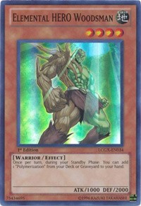 Elemental HERO Woodsman [LCGX-EN034] Super Rare | Play N Trade Winnipeg