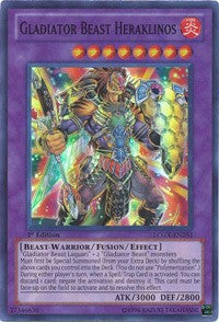 Gladiator Beast Heraklinos [LCGX-EN253] Super Rare | Play N Trade Winnipeg