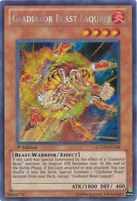 Gladiator Beast Laquari [LCGX-EN238] Secret Rare | Play N Trade Winnipeg