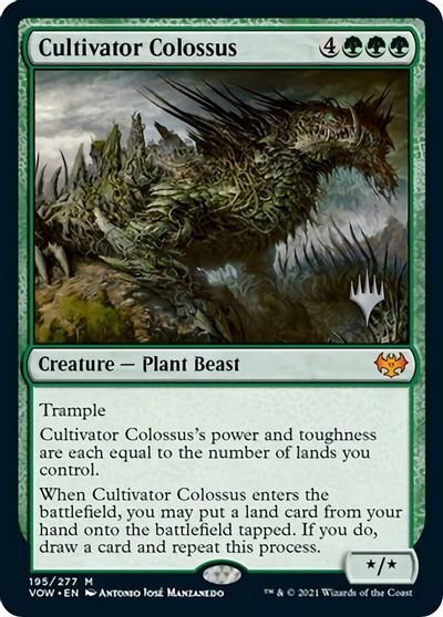 Cultivator Colossus (Promo Pack) [Innistrad: Crimson Vow Promos] | Play N Trade Winnipeg