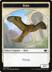 Bird (003) // Serra the Benevolent Emblem Double-sided Token [Modern Horizons Tokens] | Play N Trade Winnipeg