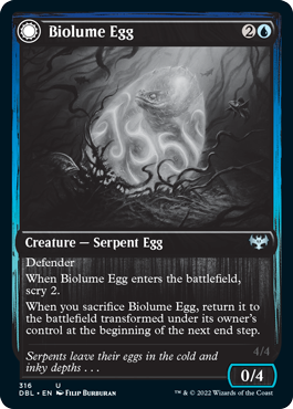 Biolume Egg // Biolume Serpent [Innistrad: Double Feature] | Play N Trade Winnipeg