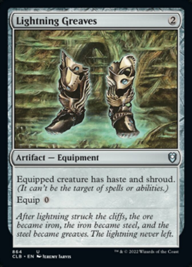 Lightning Greaves [Commander Legends: Battle for Baldur's Gate] | Play N Trade Winnipeg