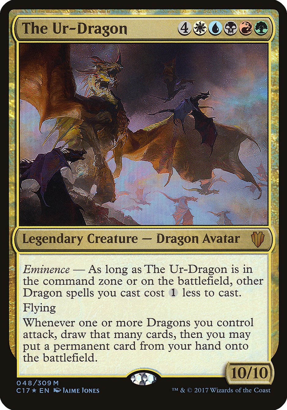 The Ur-Dragon (Oversized) [Commander 2017 Oversized] | Play N Trade Winnipeg