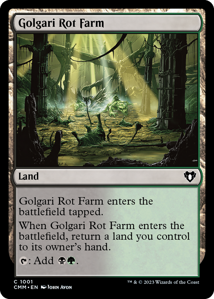 Golgari Rot Farm [Commander Masters] | Play N Trade Winnipeg