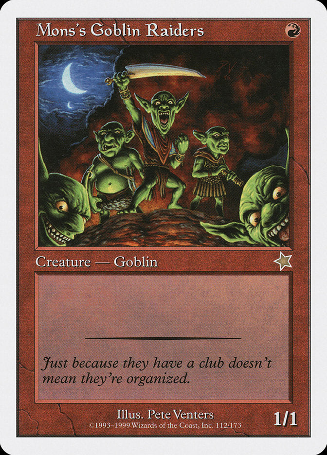 Mons's Goblin Raiders [Starter 1999] | Play N Trade Winnipeg