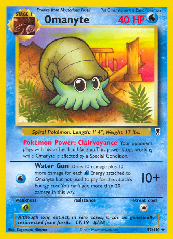 Omanyte (57/110) [Legendary Collection] | Play N Trade Winnipeg