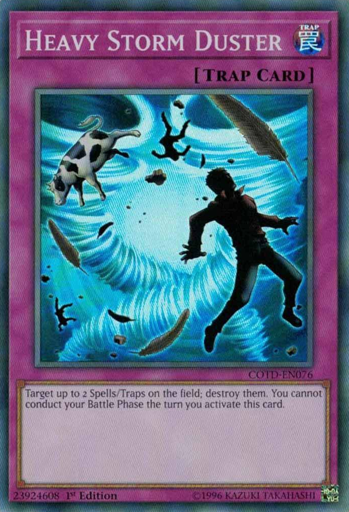 Heavy Storm Duster [COTD-EN076] Super Rare | Play N Trade Winnipeg