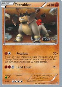 Terrakion (73/101) (Pesadelo Prism - Igor Costa) [World Championships 2012] | Play N Trade Winnipeg