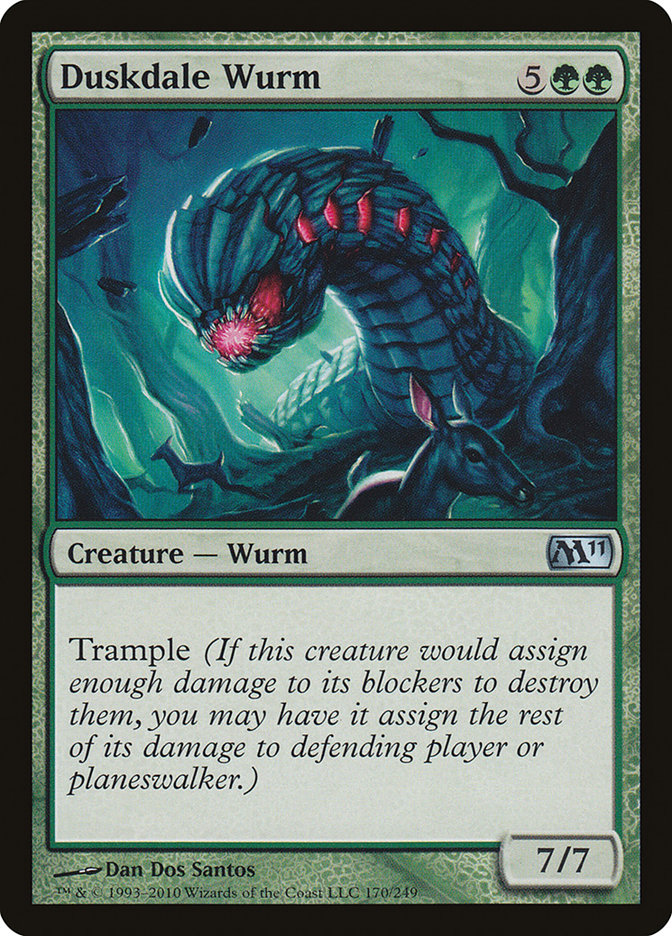 Duskdale Wurm [Magic 2011] | Play N Trade Winnipeg