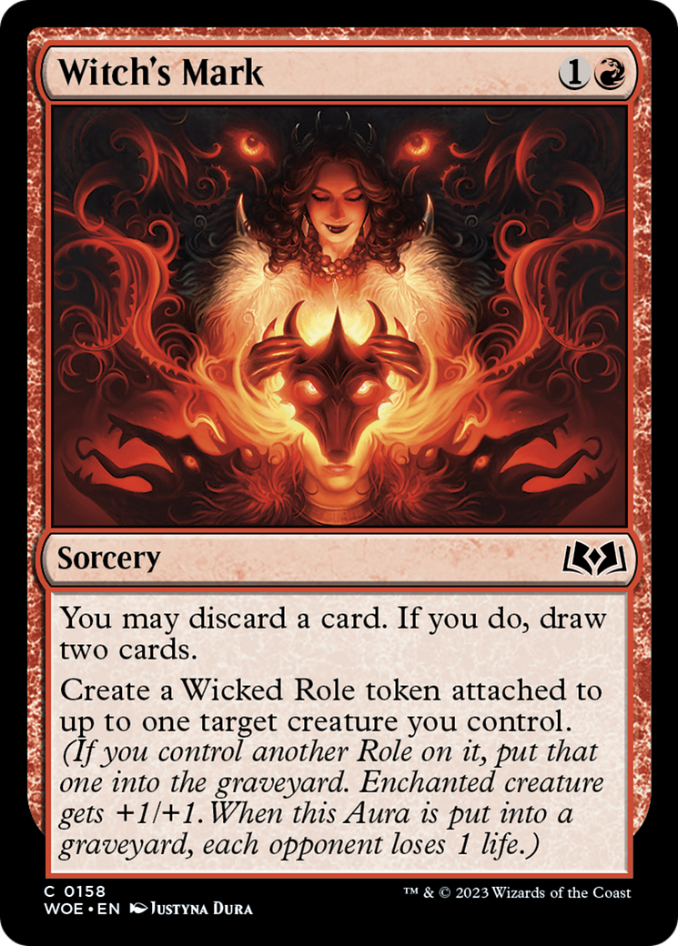 Witch's Mark [Wilds of Eldraine] | Play N Trade Winnipeg