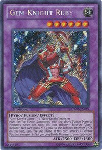 Gem-Knight Ruby [HA05-EN019] Secret Rare | Play N Trade Winnipeg