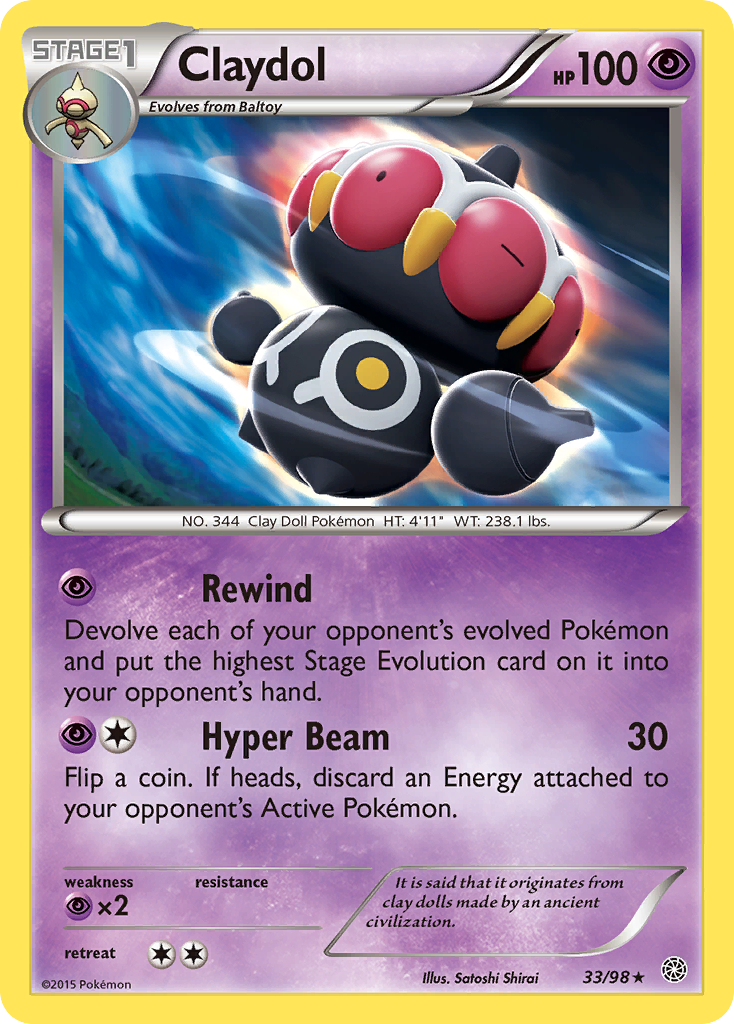 Claydol (33/98) [XY: Ancient Origins] | Play N Trade Winnipeg