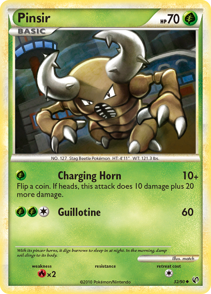 Pinsir (32/90) [HeartGold & SoulSilver: Undaunted] | Play N Trade Winnipeg