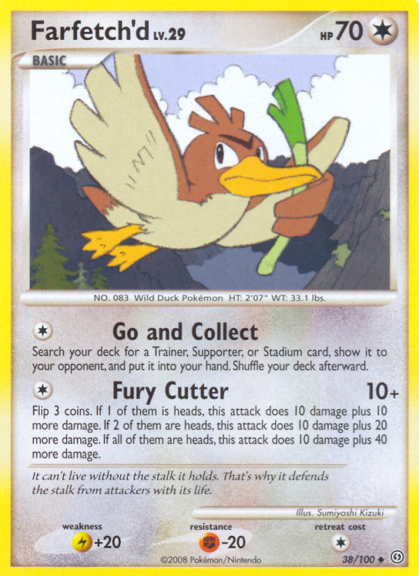 Farfetch'd (38/100) [Diamond & Pearl: Stormfront] | Play N Trade Winnipeg