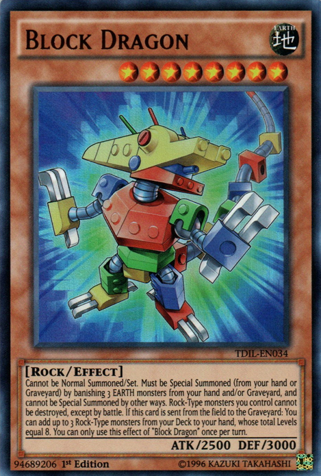 Block Dragon [TDIL-EN034] Ultra Rare | Play N Trade Winnipeg