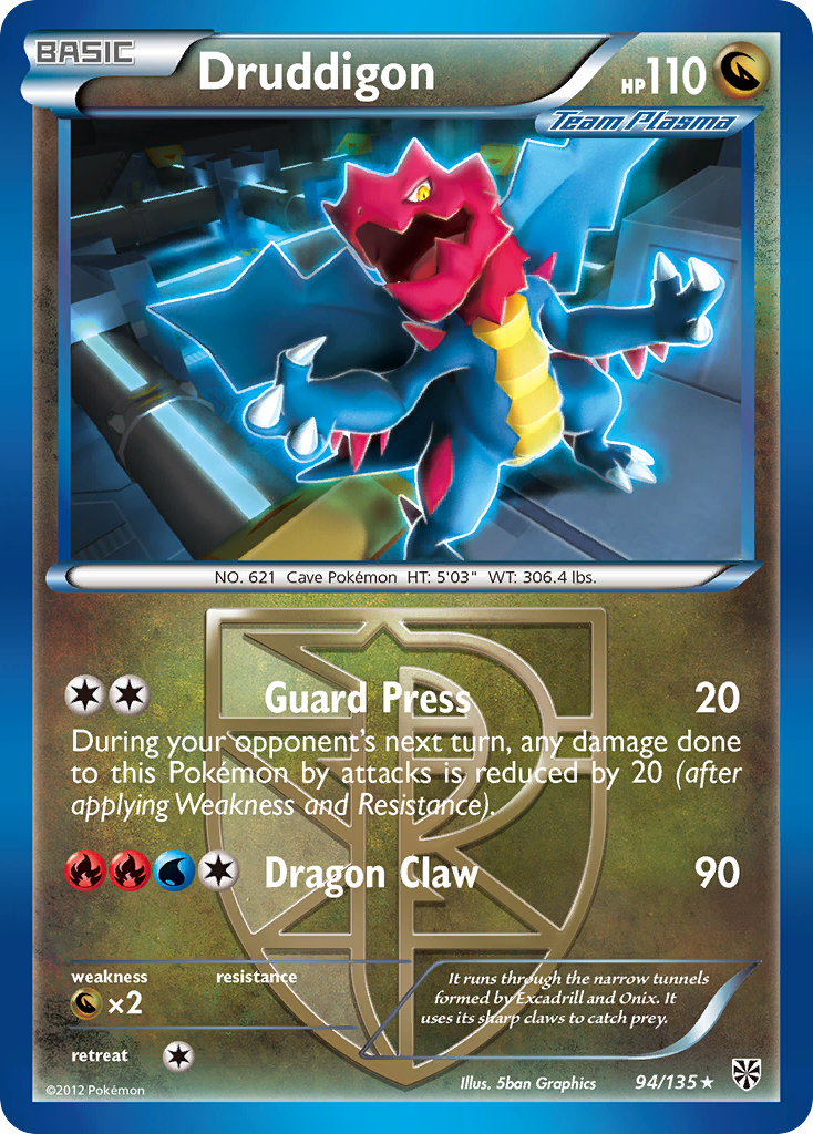 Druddigon (94/135) [Black & White: Plasma Storm] | Play N Trade Winnipeg