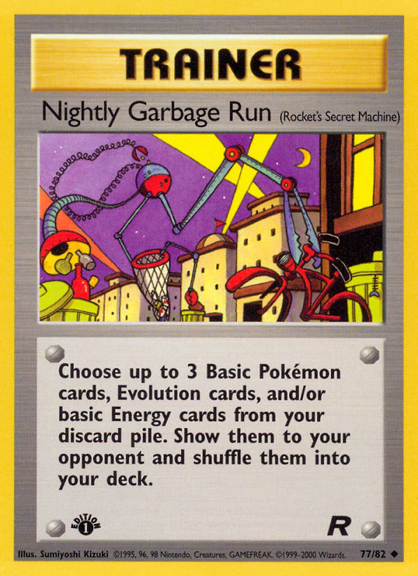 Nightly Garbage Run (77/82) [Team Rocket 1st Edition] | Play N Trade Winnipeg