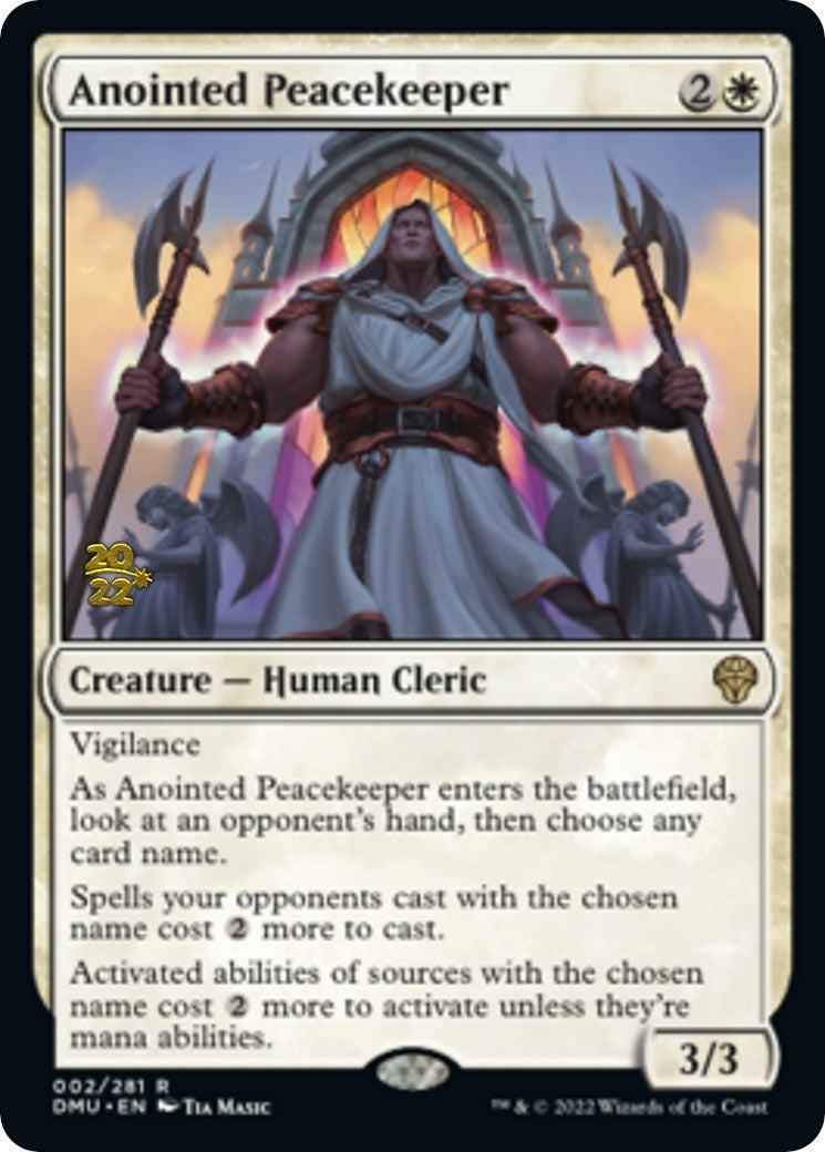 Anointed Peacekeeper [Dominaria United Prerelease Promos] | Play N Trade Winnipeg