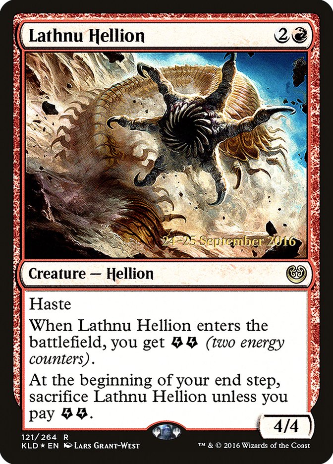 Lathnu Hellion  [Kaladesh Prerelease Promos] | Play N Trade Winnipeg