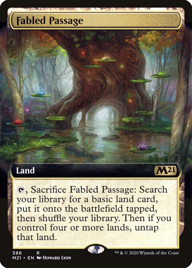 Fabled Passage (Extended) [Core Set 2021] | Play N Trade Winnipeg