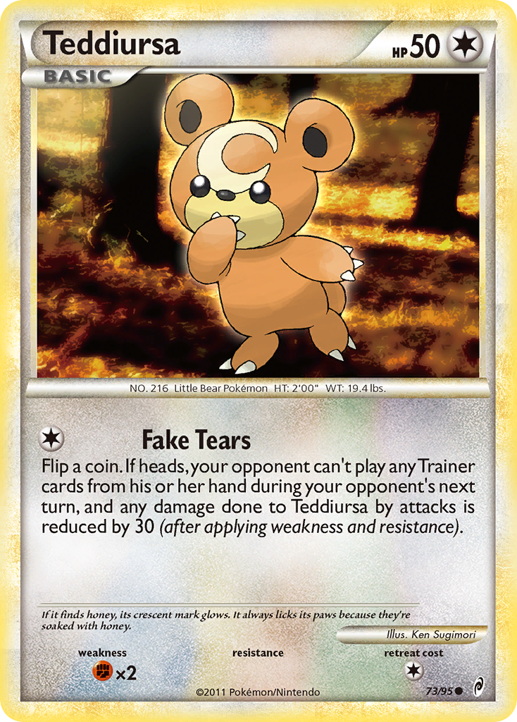 Teddiursa (73/95) [HeartGold & SoulSilver: Call of Legends] | Play N Trade Winnipeg