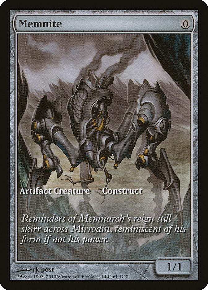 Memnite (Game Day) (Extended) [Scars of Mirrodin Promos] | Play N Trade Winnipeg