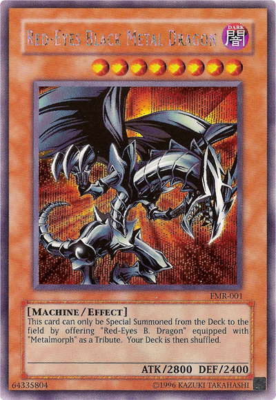 Red-Eyes Black Metal Dragon (Forbidden Memories) [FMR-001] Prismatic Secret Rare | Play N Trade Winnipeg