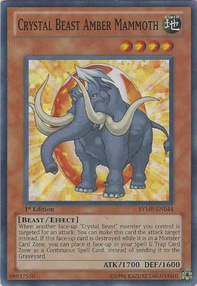 Crystal Beast Amber Mammoth [RYMP-EN044] Super Rare | Play N Trade Winnipeg