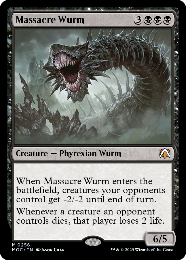 Massacre Wurm [March of the Machine Commander] | Play N Trade Winnipeg