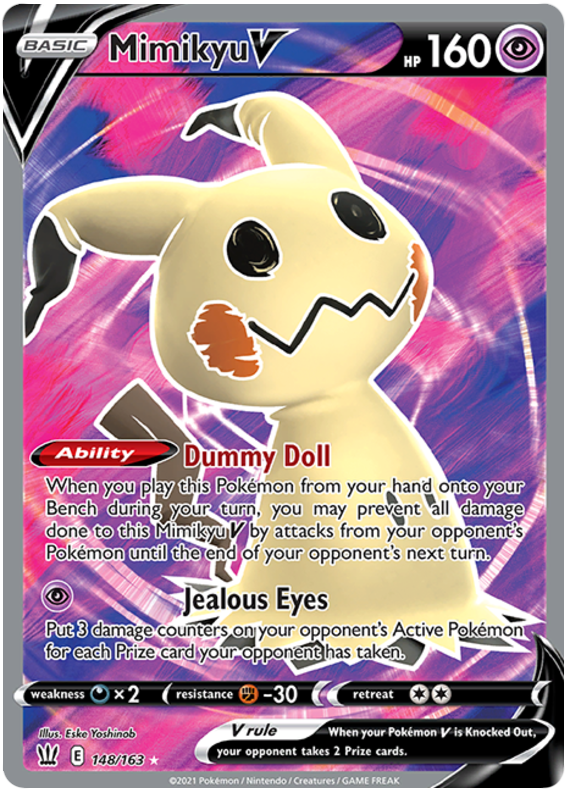 Mimikyu V (148/163) [Sword & Shield: Battle Styles] | Play N Trade Winnipeg