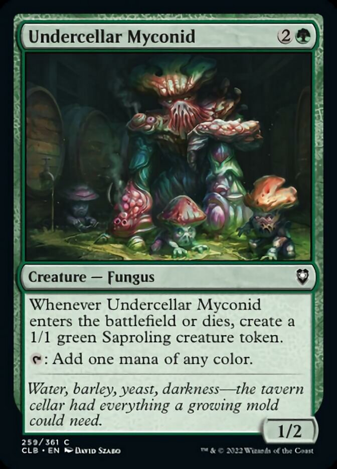 Undercellar Myconid [Commander Legends: Battle for Baldur's Gate] | Play N Trade Winnipeg