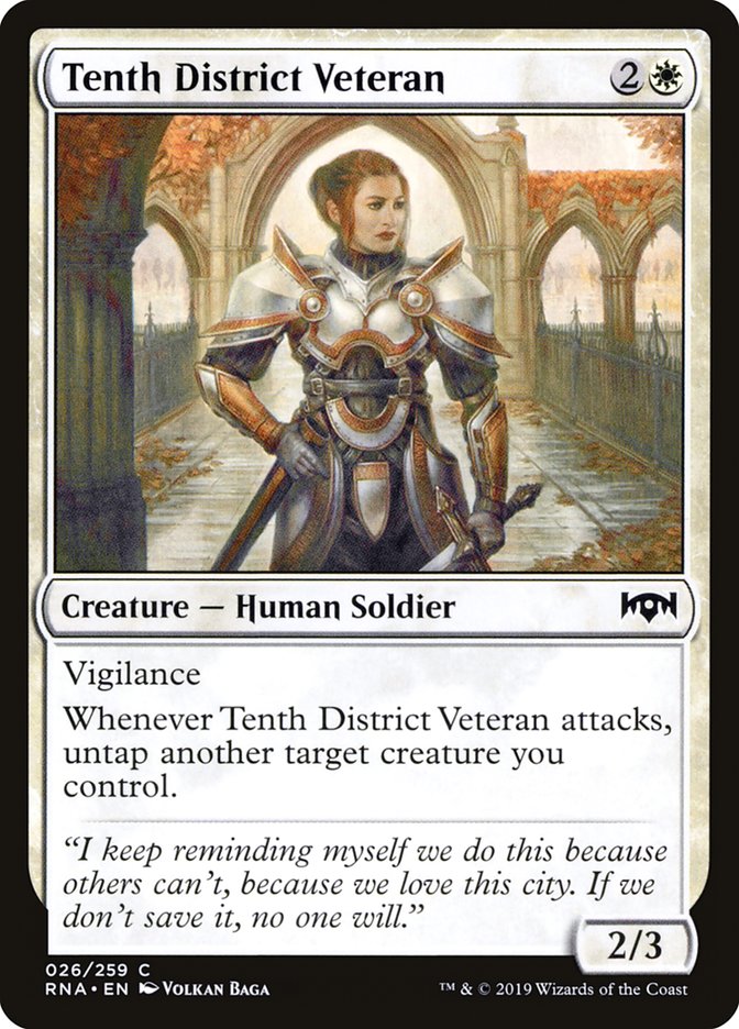 Tenth District Veteran [Ravnica Allegiance] | Play N Trade Winnipeg