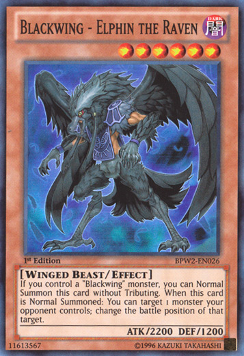 Blackwing - Elphin the Raven [BPW2-EN026] Super Rare | Play N Trade Winnipeg