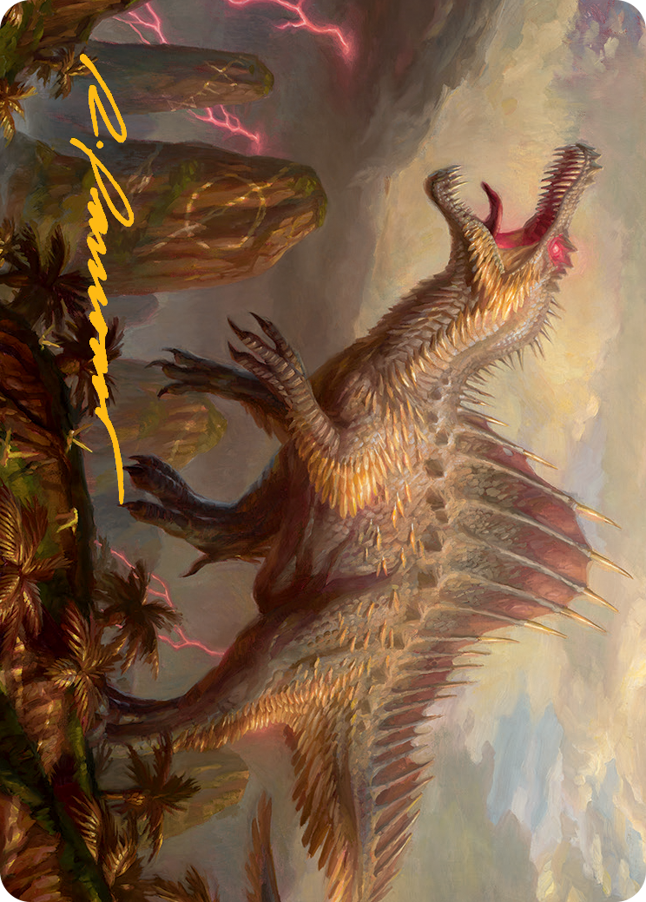 Etali, Primal Conqueror Art Card (Gold-Stamped Signature) [March of the Machine Art Series] | Play N Trade Winnipeg
