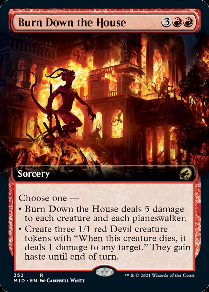 Burn Down the House (Extended) [Innistrad: Midnight Hunt] | Play N Trade Winnipeg