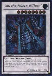 Karakuri Steel Shogun mdl 00X "Bureido" (UTR) [STOR-EN042] Ultimate Rare | Play N Trade Winnipeg