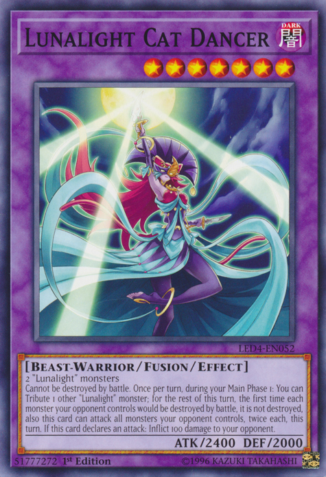 Lunalight Cat Dancer [LED4-EN052] Common | Play N Trade Winnipeg