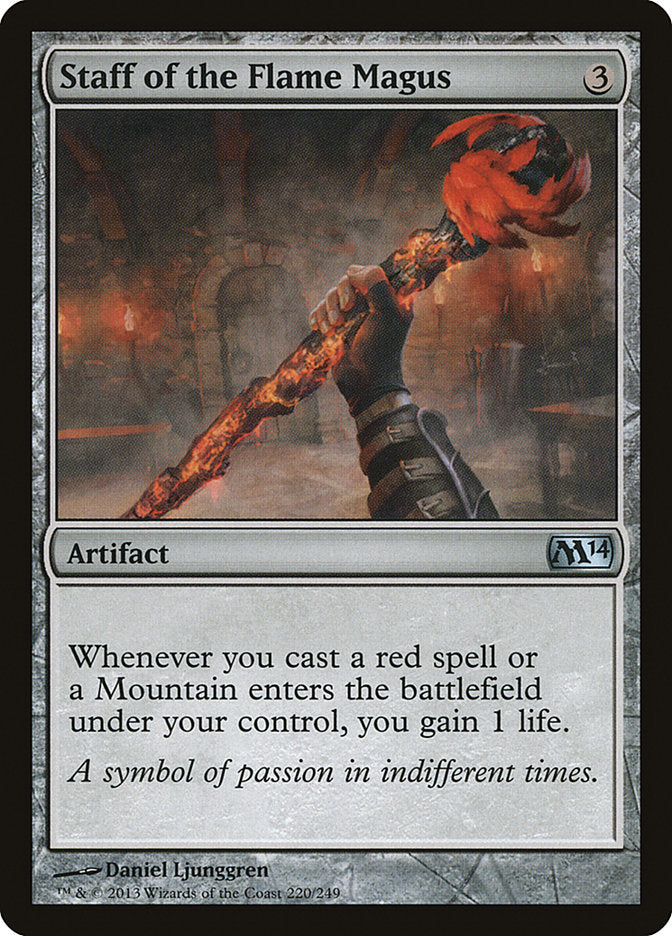 Staff of the Flame Magus [Magic 2014] | Play N Trade Winnipeg