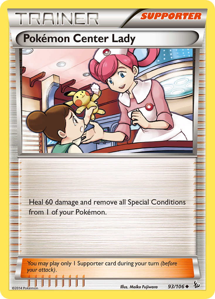 Pokemon Center Lady (93/106) [XY: Flashfire] | Play N Trade Winnipeg