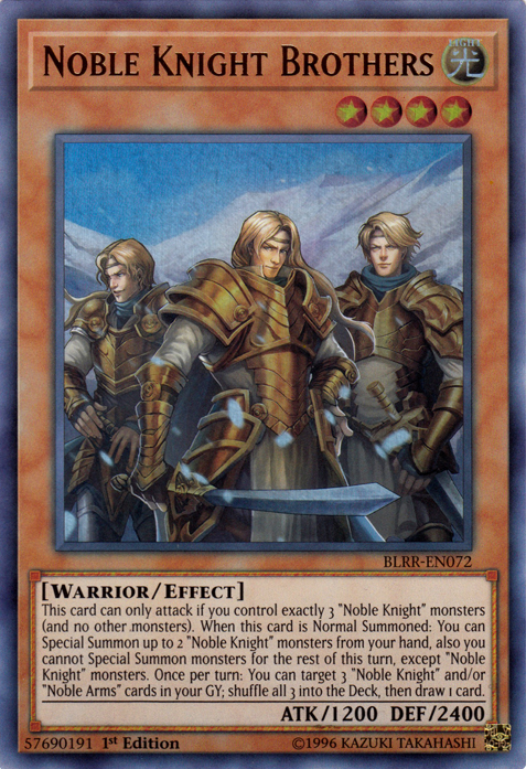 Noble Knight Brothers [BLRR-EN072] Ultra Rare | Play N Trade Winnipeg