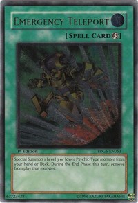 Emergency Teleport (UTR) [TDGS-EN053] Ultimate Rare | Play N Trade Winnipeg