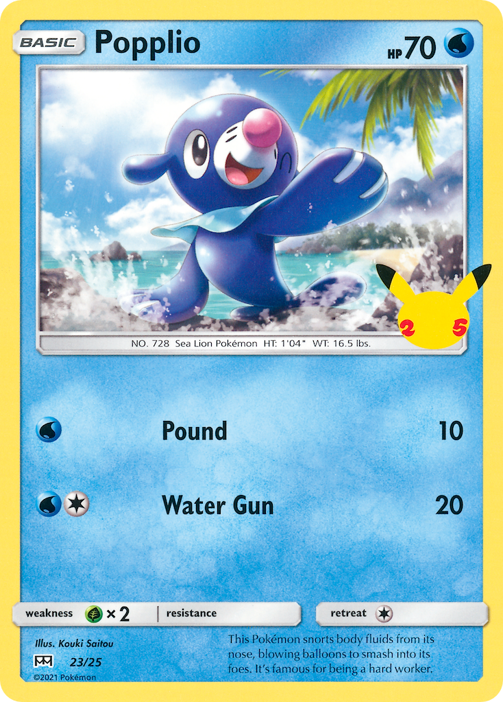 Popplio (23/25) [McDonald's 25th Anniversary] | Play N Trade Winnipeg