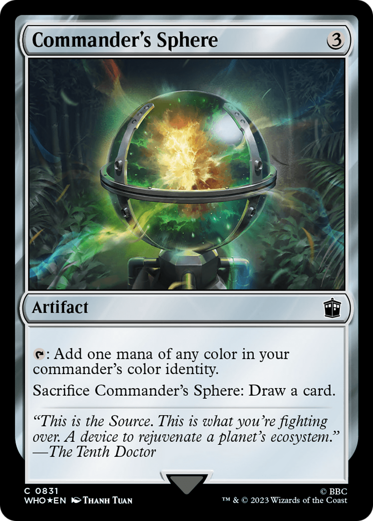 Commander's Sphere (Surge Foil) [Doctor Who] | Play N Trade Winnipeg