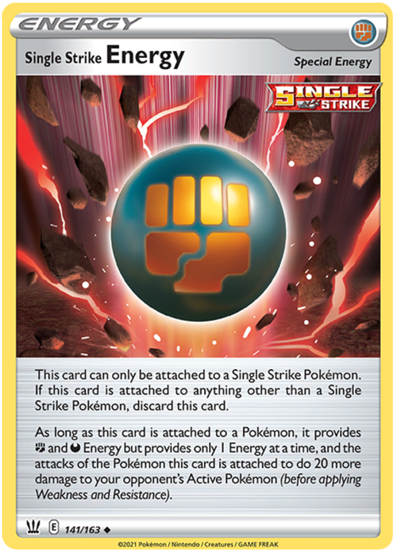 Single Strike Energy (141/163) [Sword & Shield: Battle Styles] | Play N Trade Winnipeg