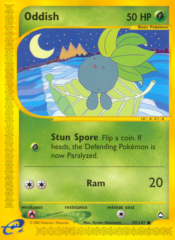 Oddish (97/147) [Aquapolis] | Play N Trade Winnipeg