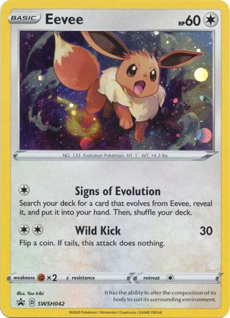 Eevee (SWSH042) [Sword & Shield: Black Star Promos] | Play N Trade Winnipeg