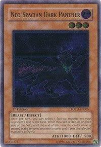 Neo-Spacian Dark Panther (UTR) [POTD-EN005] Ultimate Rare | Play N Trade Winnipeg